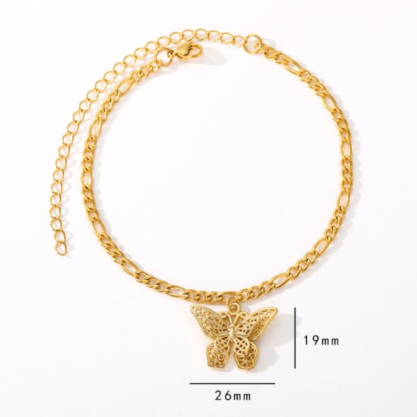 Stainless Steel Butterfly Bracelet 18K Gold Bohemia Bracelets 4