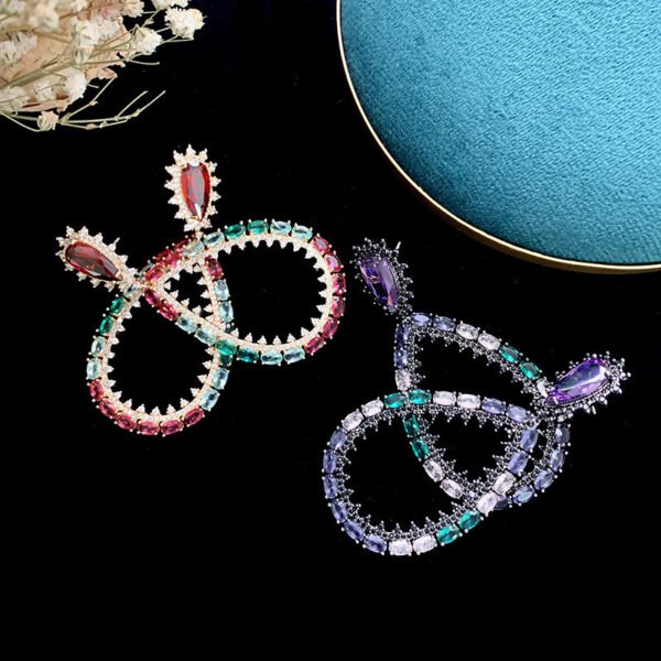 Street Fashion Drop-shaped Evening Dress Accessories Earrings 3