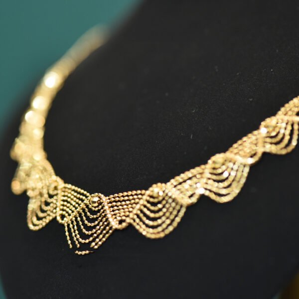 Women’s Fashion 18k Gold Lace Necklace Necklaces 5