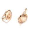 Rose Gold Simple Oval Earrings For Women Earrings 10