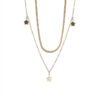 Pentagram Shell 14k Gold Collarbone Necklace Women Necklaces 12 Pentagram Shell 14k Gold Collarbone Necklace Women Necklaces 12