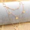 Vintage Multilayer Crystal Turkish Star Moon Necklace Sexy Beach Gold Pendant Necklaces 13 Vintage Multilayer Crystal Turkish Star Moon Necklace Sexy Beach Gold Pendant Necklaces 13