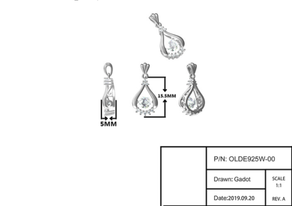 Silver Plated White Gold Moissanite Diamond Necklace 50 Points D Grade Necklaces 4