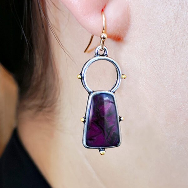 Personality Creative Purple Girl Earrings Earrings 4