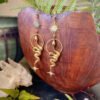 Boho Gothic Circle Gold Snake Earrings Earrings 9