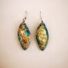 Colorful Emperor Stone Leaf Multicolor Irregular Earrings Earrings 10 Colorful Emperor Stone Leaf Multicolor Irregular Earrings Earrings 10
