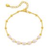 Pearl Gold Round Bead Copper Chain Accessories 12 Pearl Gold Round Bead Copper Chain Accessories 12
