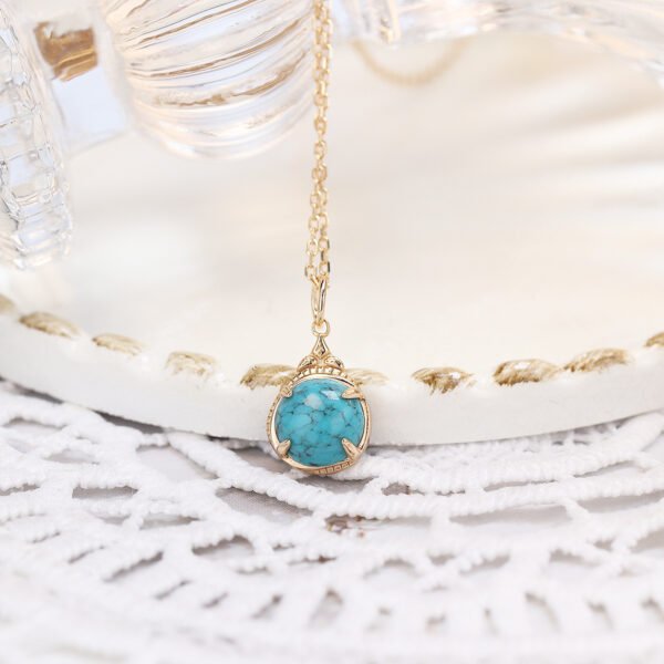 Exquisite Vintage Necklace Set 925 Sterling Silver Gold Plated Necklaces 3