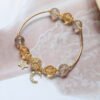 Gold Hair Crystal Bracelet Female Lucky Transfer Help Career Simple Natural Crystal Gray Moonstone Girl Bracelet Bracelets 10 Gold Hair Crystal Bracelet Female Lucky Transfer Help Career Simple Natural Crystal Gray Moonstone Girl Bracelet Bracelets 10