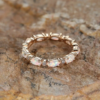 Gold Plated Zircon Oval Opal Eternity Ring BestSelling 13 Gold Plated Zircon Oval Opal Eternity Ring BestSelling 13