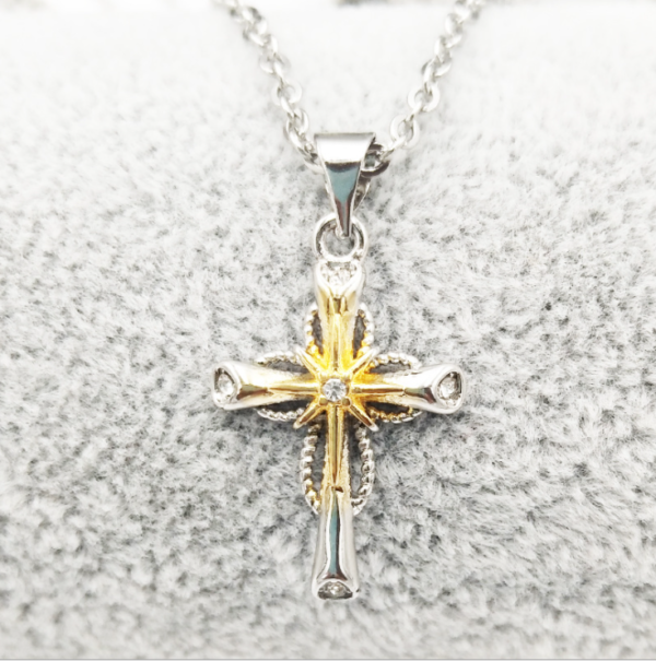 Octagonal Star Cross Alloy Pendant Accessories 6