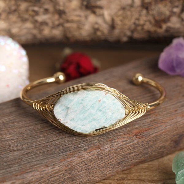 Women Fashion Gold Copper Wire Bracelet Bracelets 7