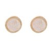 Geometric Round Mineral Crystal Earrings Earrings 14