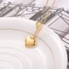 Peach Heart Titanium Steel Necklace Double Chain 18K Gold Cold Wind Jewelry Necklaces 12 Peach Heart Titanium Steel Necklace Double Chain 18K Gold Cold Wind Jewelry Necklaces 12