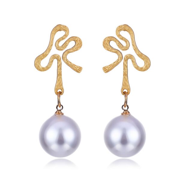 New Fashion Simple Hollow Pearl Women’s Earrings Earrings 5