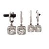 18k White Gold Stud Earrings 50 Minutes Ears Earrings 10