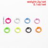 Punk Exaggerated Geometric Candy-colored Round Nose Studs Accessories 9