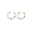Mosquito Coil Irregular Metal Earrings Circle Ear Clip Without Hole Earrings 16