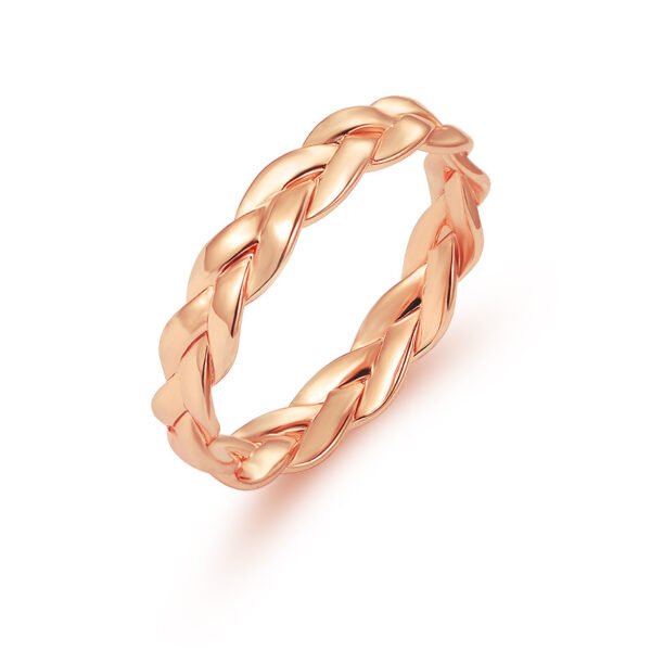 Fashion Simple Retro Winding Twist Ring Women Rings 5
