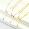 S925 Sterling Silver Rose Gold Plated Anklet Female Temperament Japanese And Korean Net Red Silver Jewelry Accessories 14