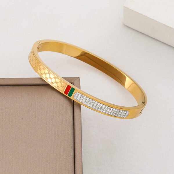 Fashion Gold Disc Love Letter Bracelet For Women Simple And Versatile Bracelets 7
