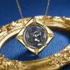 Gold Vintage Coin Sweater Chain Necklaces 10