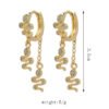 Real Gold Plated Chinese Zodiac Earrings Earrings 10