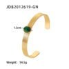 Fashionable And Versatile Gold-plated Stainless Steel Bracelets With Zirconia Bracelets 19