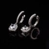 18k White Gold Stud Earrings 50 Minutes Ears Earrings 11