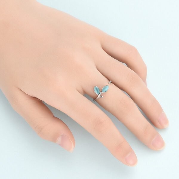 Korean Version Of Simple Temperament Wild New Leaf Alloy Accessories 4