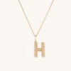 Personalized Simple Letter Necklace Fashion Creative Pattern Gold 26 Letter Necklaces 22 Personalized Simple Letter Necklace Fashion Creative Pattern Gold 26 Letter Necklaces 22