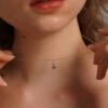 Silver 18K Gold Plating Simple High-grade Pendant Necklace For Women Necklaces 8