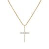 Hot New 925 Sterling Silver Necklace Cross Full Diamond Women’s Collarbone Chain Wrapped Gold 14k Gold Pendant Necklaces 13