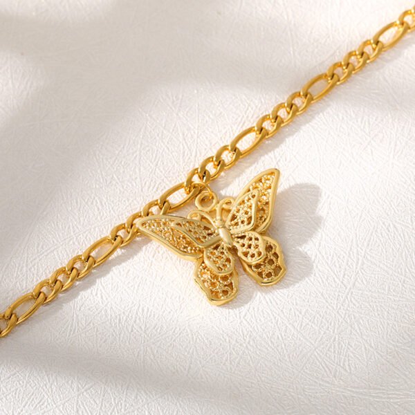 Stainless Steel Butterfly Bracelet 18K Gold Bohemia Bracelets 6