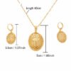 24k Gold Plated Jewelry Set African Jewelry Necklaces 9 24k Gold Plated Jewelry Set African Jewelry Necklaces 9