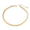 Fashion All-Match Popular Necklace Gold Leaf Short Neck Necklaces 12