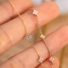 Female S925 Silver Plated 18K Gold Zircon Bracelet Bracelets 10 Female S925 Silver Plated 18K Gold Zircon Bracelet Bracelets 10