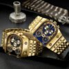 Luminous Men’s Watch Steel Band Casual Gold watches 8 Luminous Men’s Watch Steel Band Casual Gold watches 8