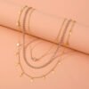 Star Zircon multi-layer necklace Necklaces 9