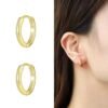 Gold-plated Simple Earrings Copper Ornaments Ear Clip Earrings 14