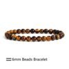 Natural Stone Bracelet Fashion Tiger Eyes Men Minimalist Beaded Bracelets 20
