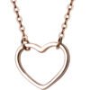 S925 Silver Women’s Fashion Sweet Simple Hollow Heart Necklace Necklaces 13