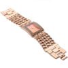 Women’s Quartz Watch With Diamonds Three Links Gold And Rhinestones watches 15