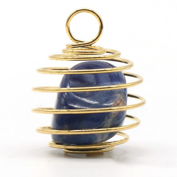 Natural Crystal Agate Semi-precious Copper Wire Winding Accessories 6