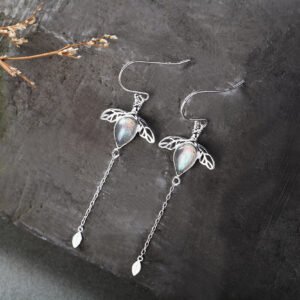 Tremella Line Korean Version Of Moonstone Earrings Women Earrings 3