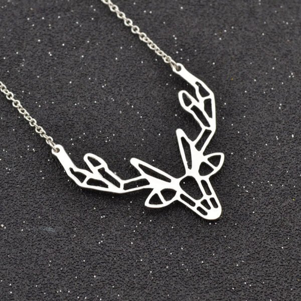 Origami Elk Horn Pendant Women’s Necklace BestSelling 10