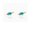 Jewelry Real Gold Plated Colorful Zircon Cute Stud Earrings Earrings 17