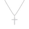 Hot New 925 Sterling Silver Necklace Cross Full Diamond Women’s Collarbone Chain Wrapped Gold 14k Gold Pendant Necklaces 10