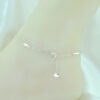 S925 Sterling Silver Rose Gold Plated Anklet Female Temperament Japanese And Korean Net Red Silver Jewelry Accessories 10
