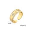 18K Gold Plated Copper Zircon Ring Rings 11